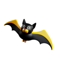 bat 3d rendering icon illustration png