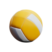 vóleibol 3d representación icono ilustración png