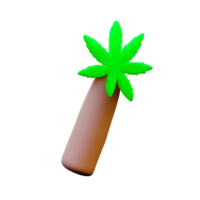 hennep 3d renderen icoon illustratie png