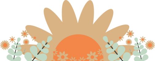 Sonnenblume Blume Dekoration png