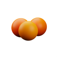 orange 3d tolkning ikon illustration png