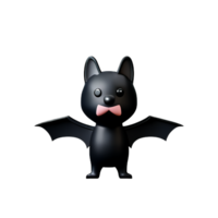 bat 3d rendering icon illustration png