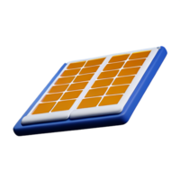 solar panel 3d representación icono ilustración png