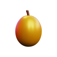 potato 3d rendering icon illustration png