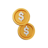 dollar 3d le rendu icône illustration png