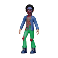 zombie 3d tolkning ikon illustration png