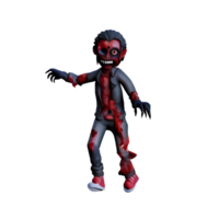 zumbi 3d Renderização ícone ilustração png