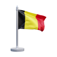 Belgien National Flagge einstellen Illustration oder 3d realistisch Belgien winken Land Flagge einstellen Symbol png