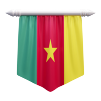 cameroon nationell flagga uppsättning illustration eller 3d realistisk cameroon vinka Land flagga uppsättning ikon png