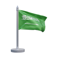 saudi Arabië nationaal vlag reeks illustratie of 3d realistisch saudi Arabië golvend land vlag reeks icoon png