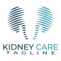 Kidney care and health vector