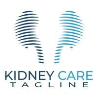 Kidney care and health vector