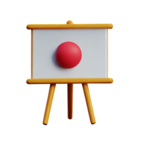 board 3d rendering icon illustration png