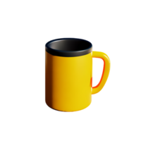 caneca 3d Renderização ícone ilustração png