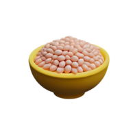 arroz 3d Renderização ícone ilustração png