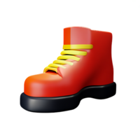 Shoes 3d rendering icon illustration png