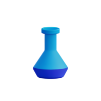 chemie 3d renderen icoon illustratie png