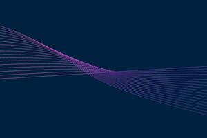 Futuristic gradient background with abstract line vector