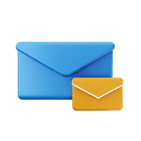 mail 3d renderen icoon illustratie png