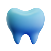 teeth 3d rendering icon illustration png