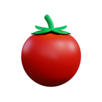 tomate 3d Renderização ícone ilustração png