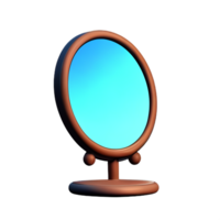 espelho 3d Renderização ícone ilustração png