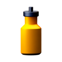 bottle 3d rendering icon illustration png