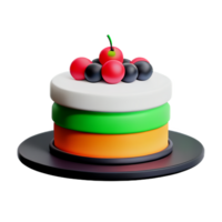 torta 3d icona illustrazione png