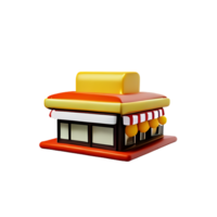 Restaurant 3d Rendern Symbol Illustration png