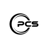 PCS Letter Logo Design, Inspiration for a Unique Identity. Modern Elegance and Creative Design. Watermark Your Success with the Striking this Logo. vector