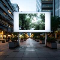 Sign Board Mockup photo