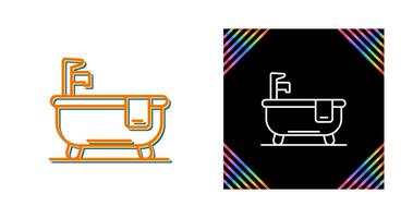 icono de vector de baño