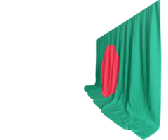 3d återges flagga av bangladesh png