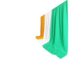 3d prestados bandera de Ivoire png