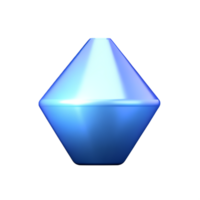 crystal 3d rendering icon illustration png