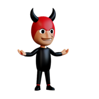 diable 3d le rendu icône illustration png