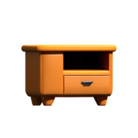 mueble 3d representación icono ilustración png