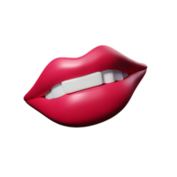 rouge à lèvres 3d illustration icône png