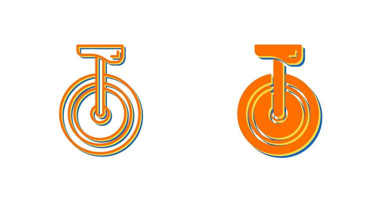 Unicycle Vector Icon
