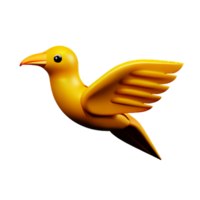 wings 3d rendering icon illustration png