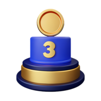 award 3d rendering icon illustration png