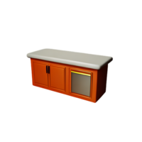 kitchen 3d rendering icon illustration png