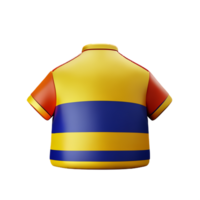 Jersey 3d renderen icoon illustratie png