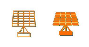 icono de vector de panel solar