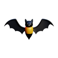 pipistrello 3d interpretazione icona illustrazione png