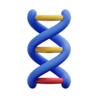 dna 3d Renderização ícone ilustração png