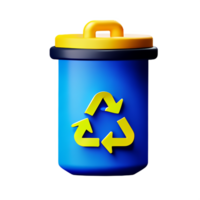 recyceln 3d Rendern Symbol Illustration png