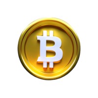 bitcoin 3d le rendu icône illustration png