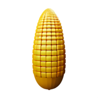 corn 3d rendering icon illustration png