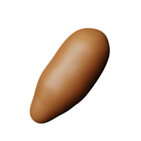 potatis 3d tolkning ikon illustration png